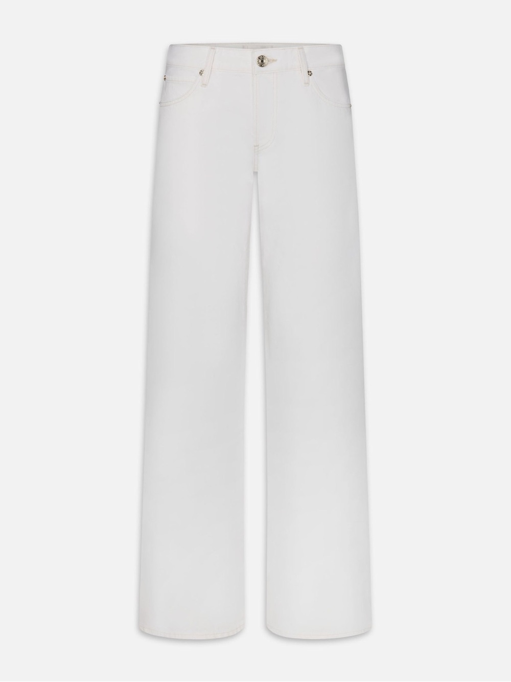 Frame Wide Leg Women’s Jeans in White